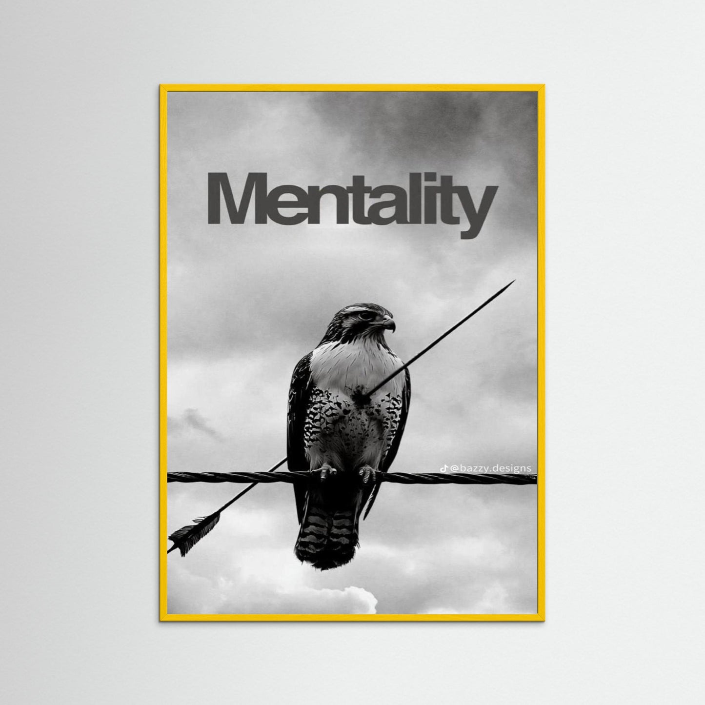 Framed poster wall art, eagle motivation poster,quotes poster, fine art poster