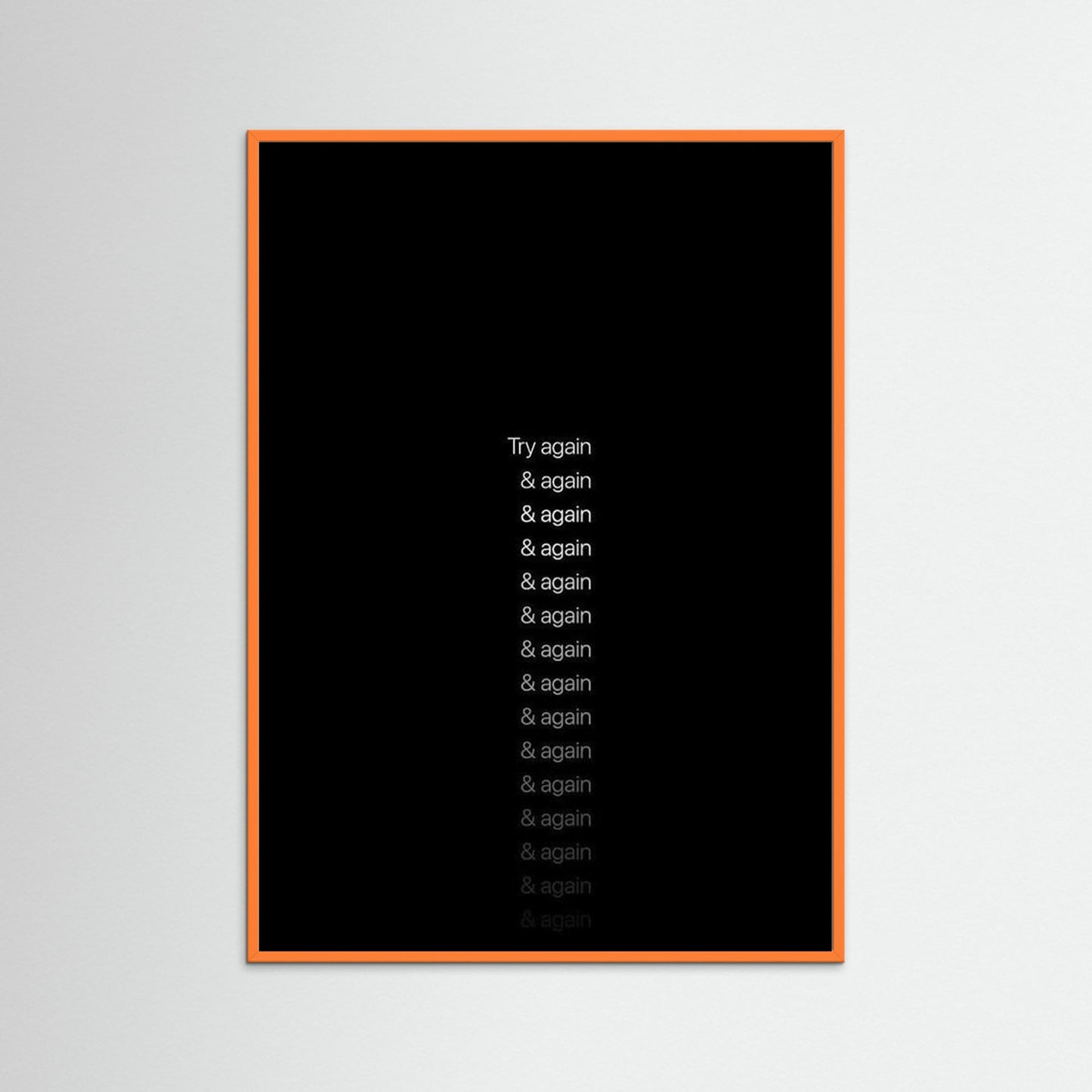 Framed poster, wall art, framed print, wall art decoration, motivation poster