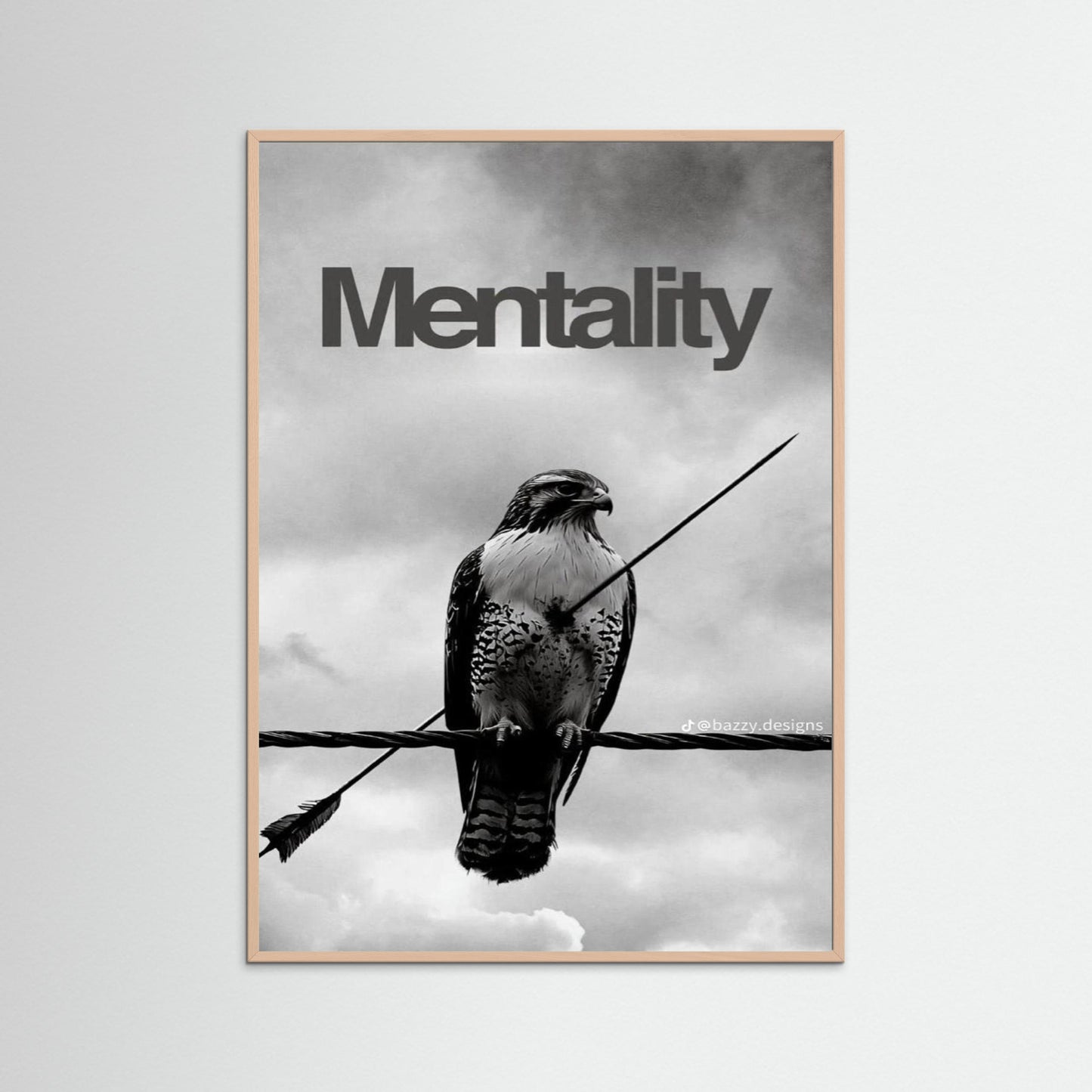 Framed poster wall art, eagle motivation poster,quotes poster, fine art poster 