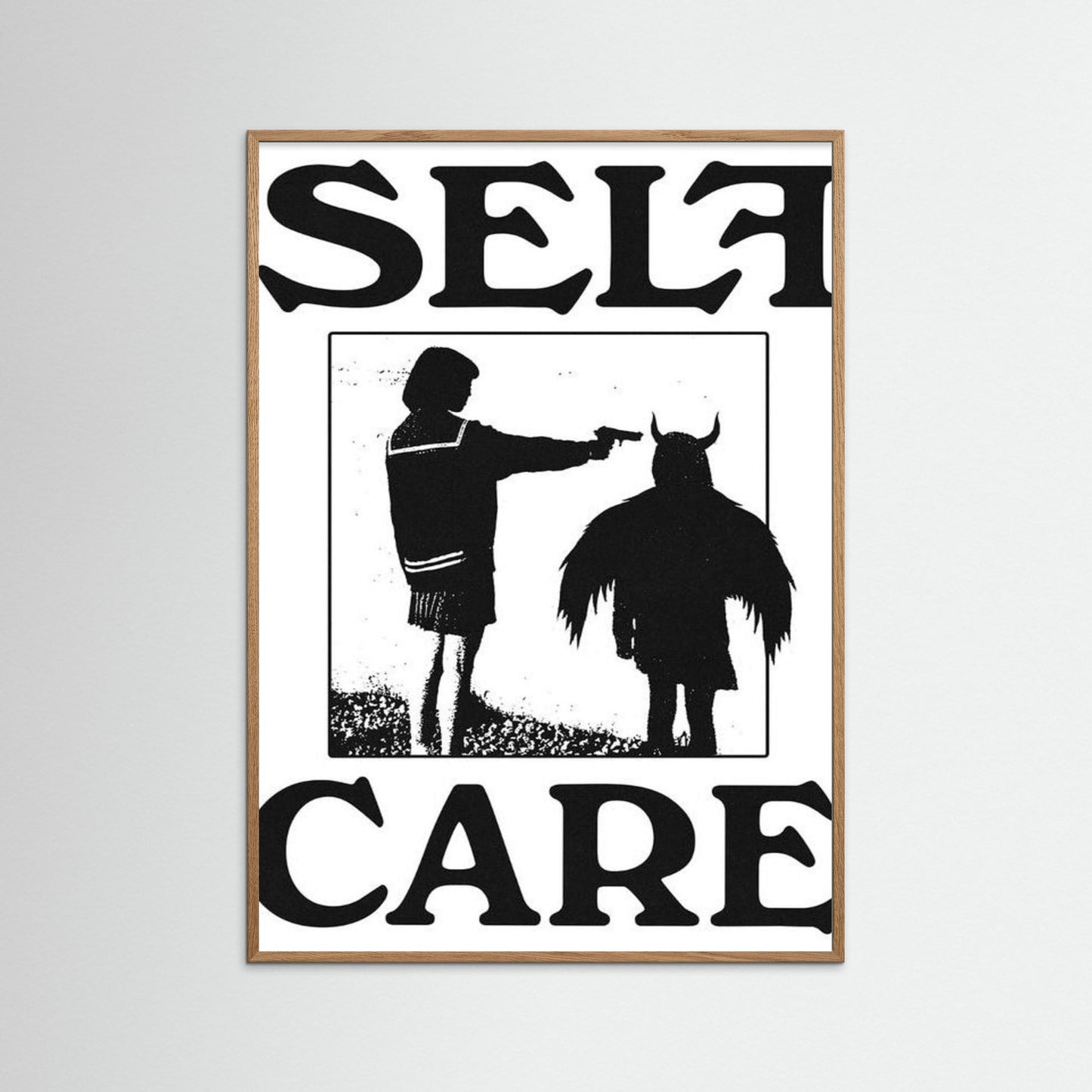 Framed poster wall art, self care poster art ,quotes poster, motivation print poster,