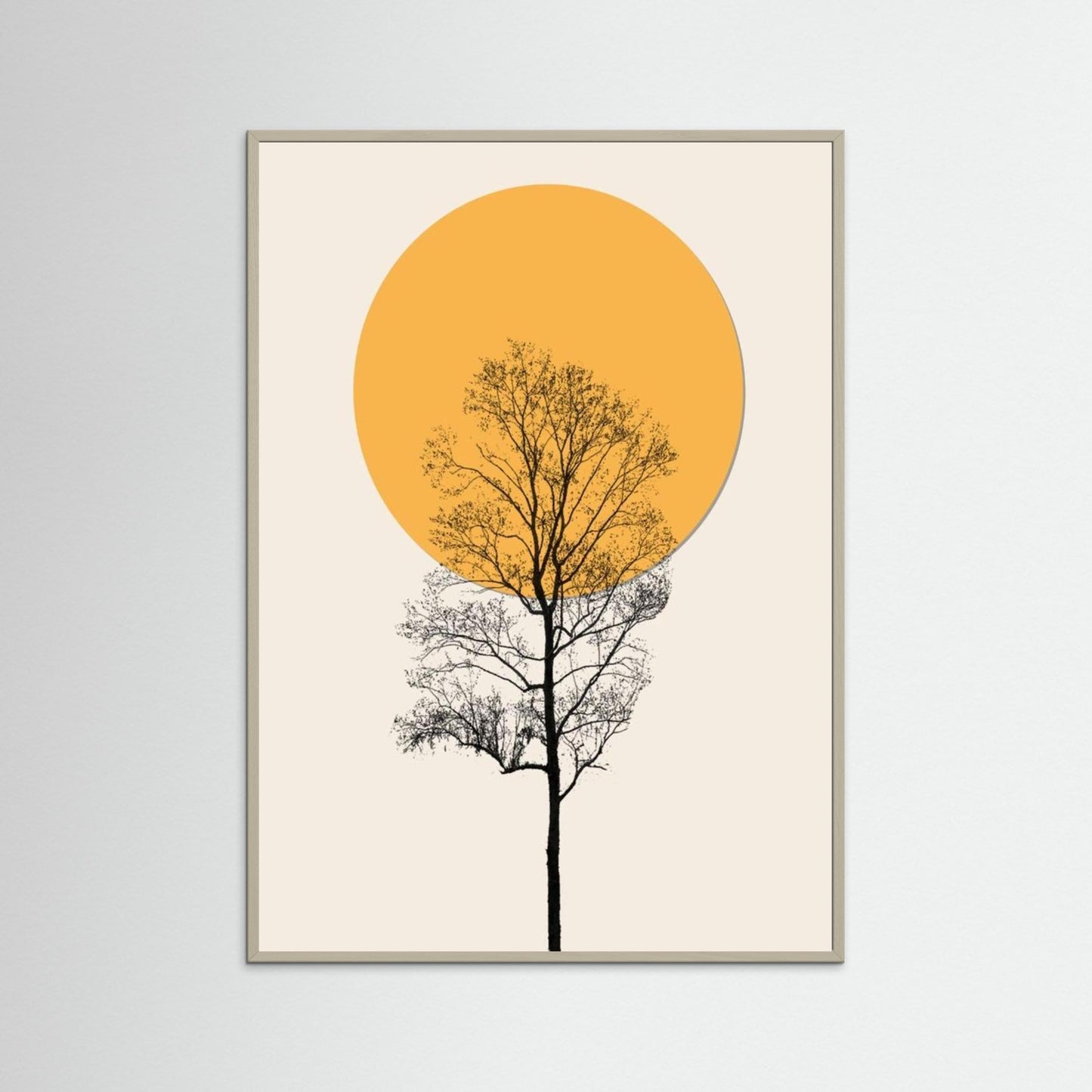 Bohmian minimalist style poster 