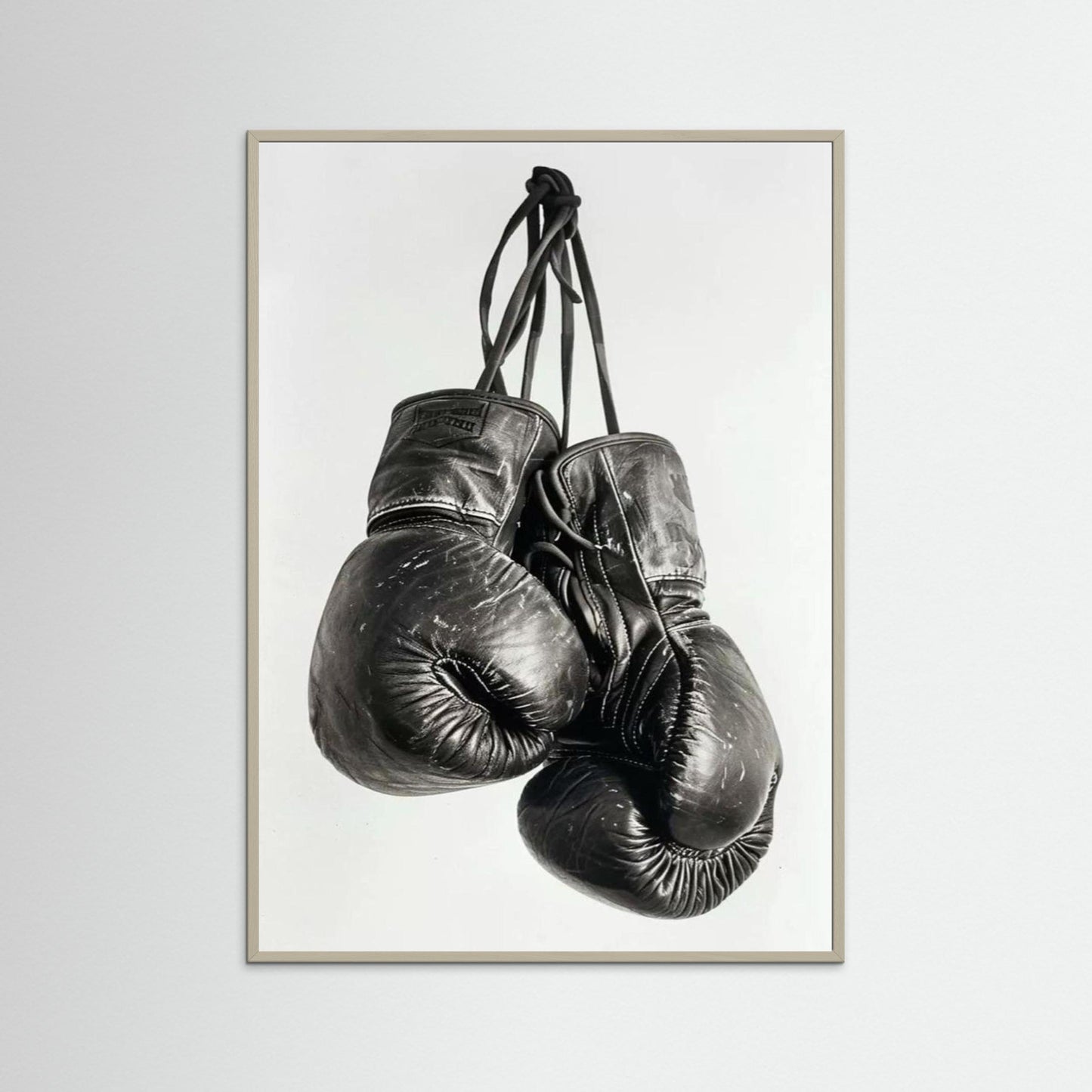 Framed poster wall art , boxing gloves poster , bedroom wall art , sport poster, fine art poster