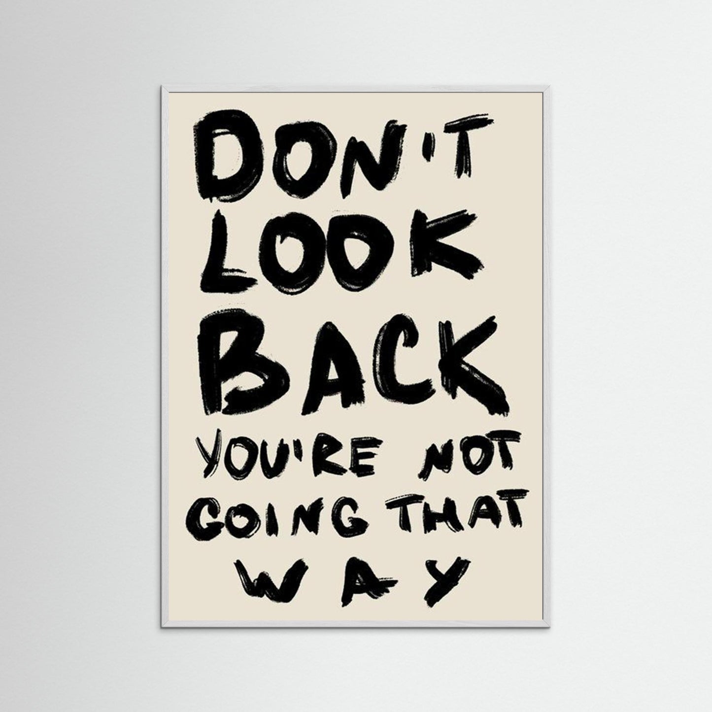 Framed poster wall art, qotes poster,print poster, motivation poster wall art
