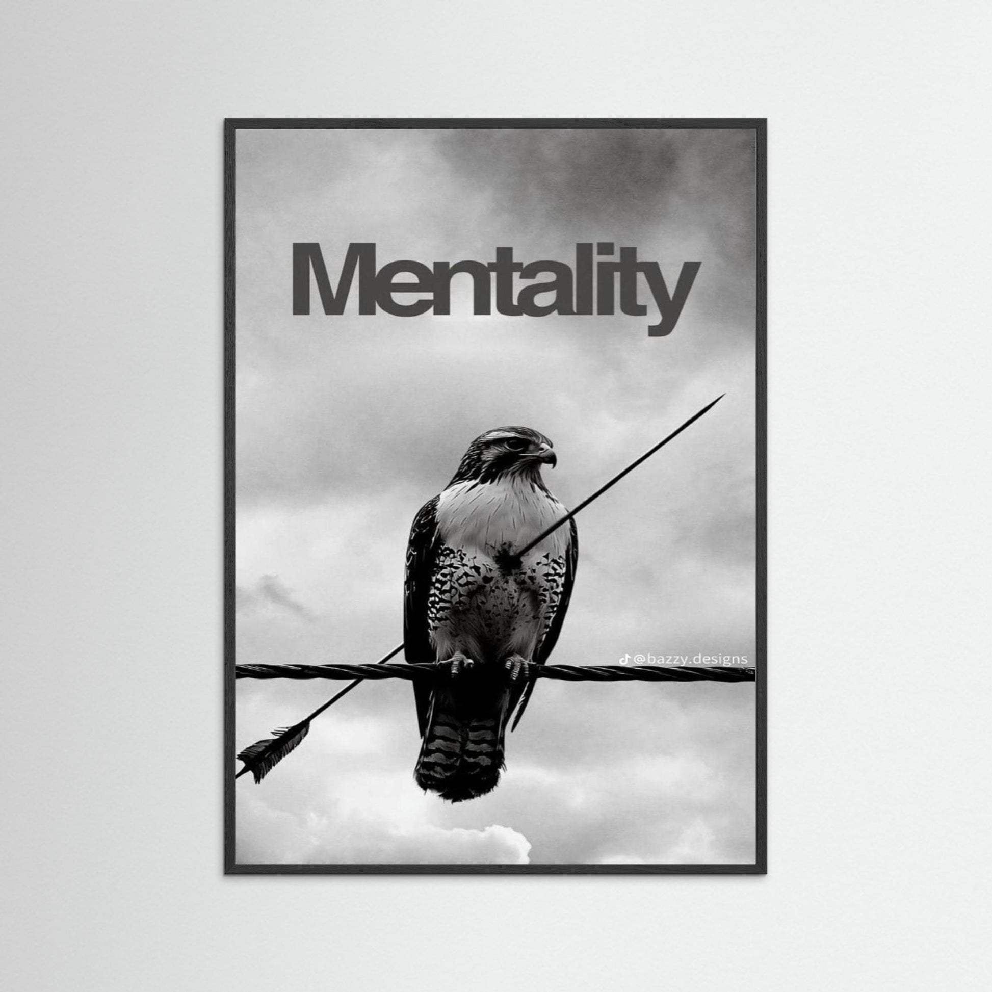 Framed poster wall art, eagle motivation poster,quotes poster, fine art poster 