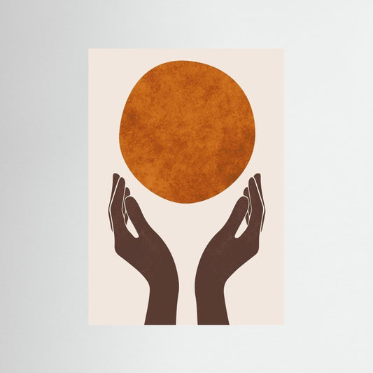 Bohmian minimalist poster 