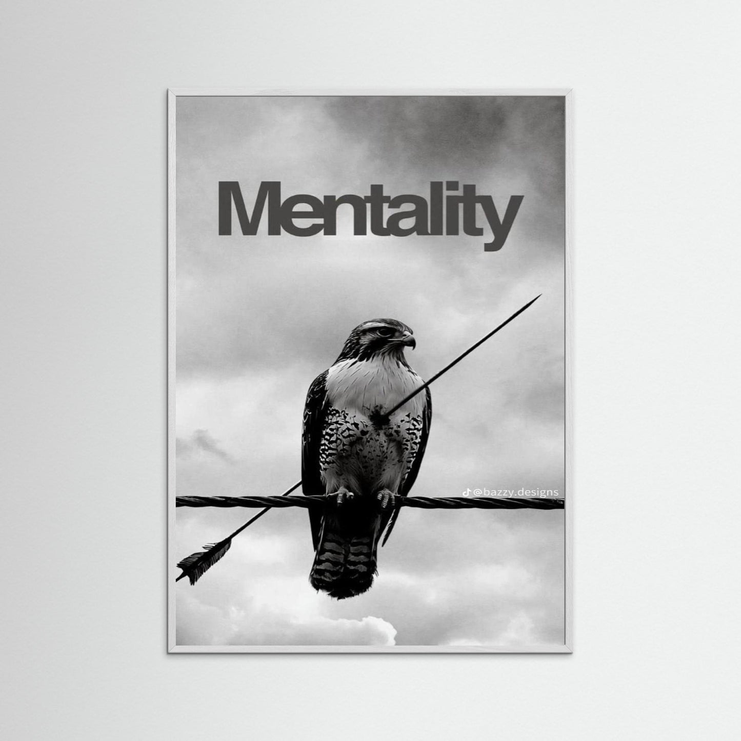 Framed poster wall art, eagle motivation poster,quotes poster, fine art poster 