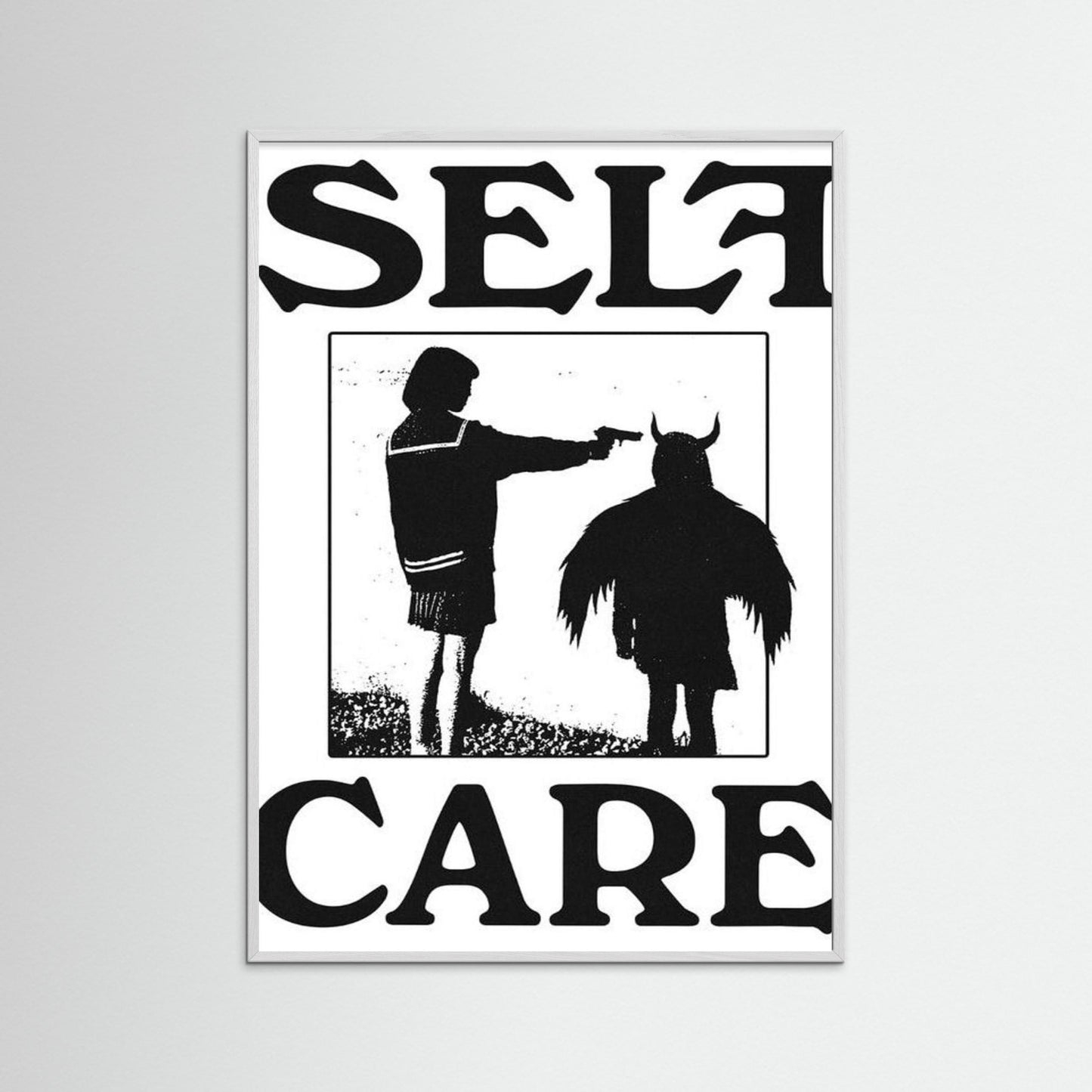 Framed poster wall art, self care poster art ,quotes poster, motivation print poster,