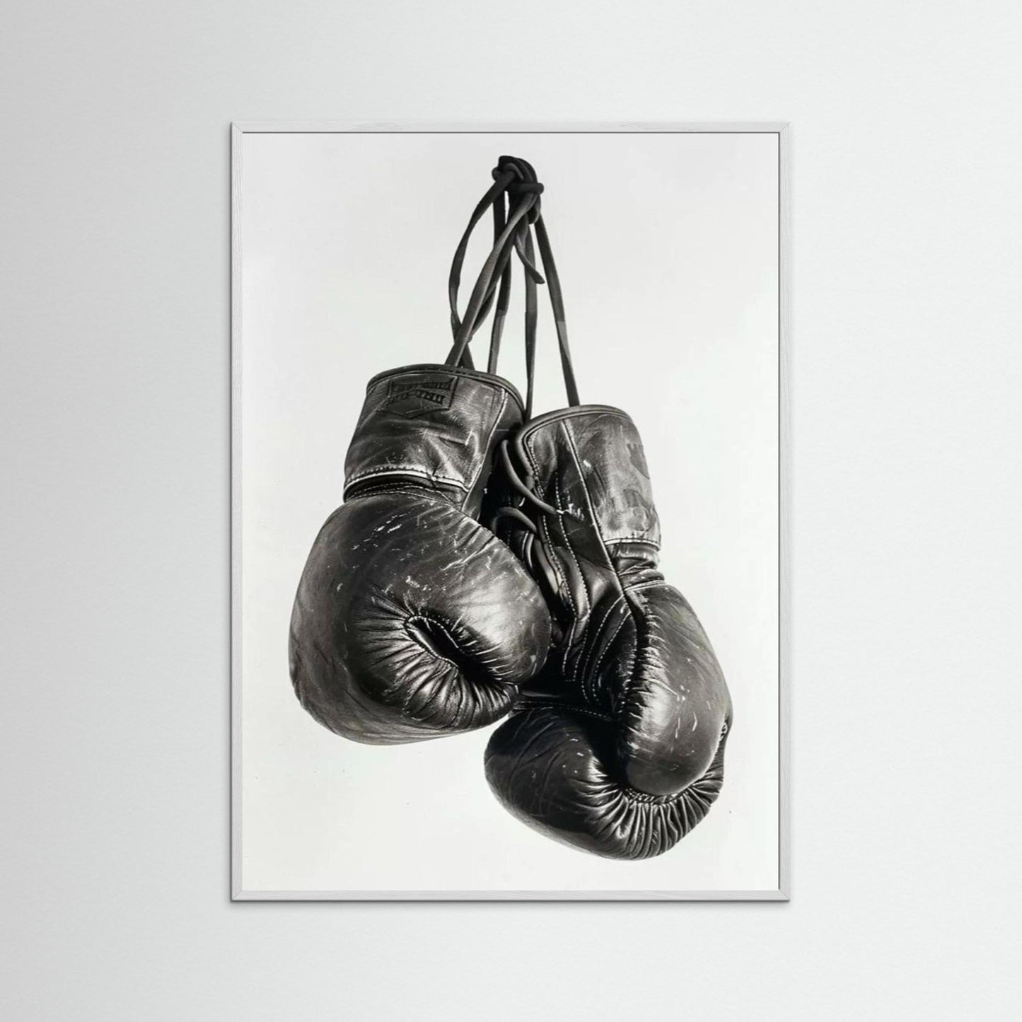 Framed poster wall art , boxing gloves poster , bedroom wall art , sport poster, fine art poster