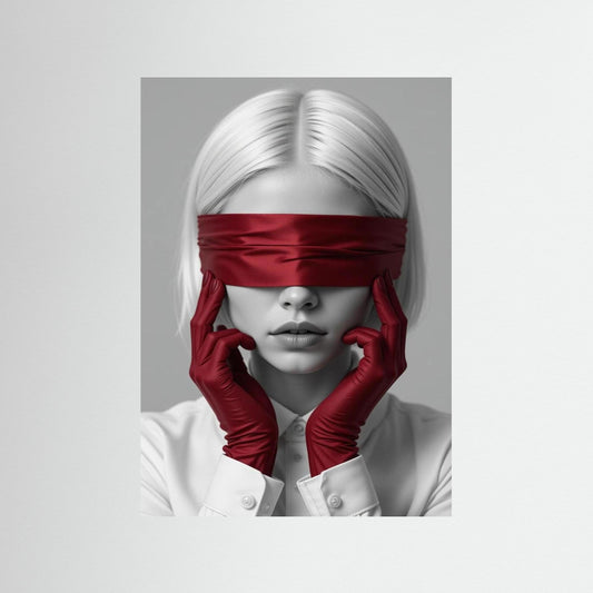 Conceptual women portrait poster 