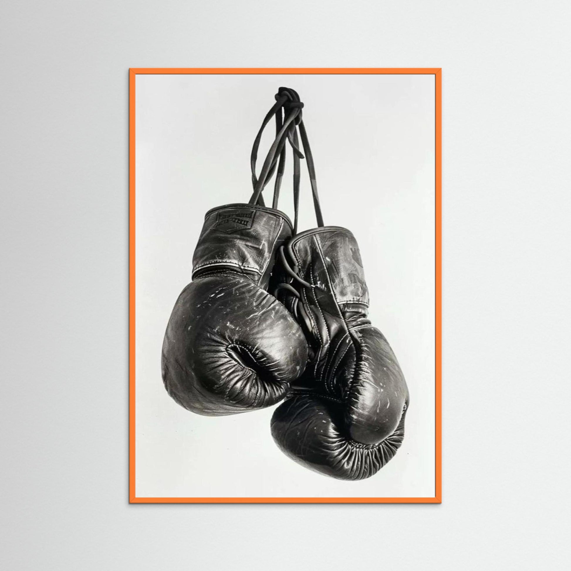 Framed poster wall art , boxing gloves poster , bedroom wall art , sport poster, fine art poster