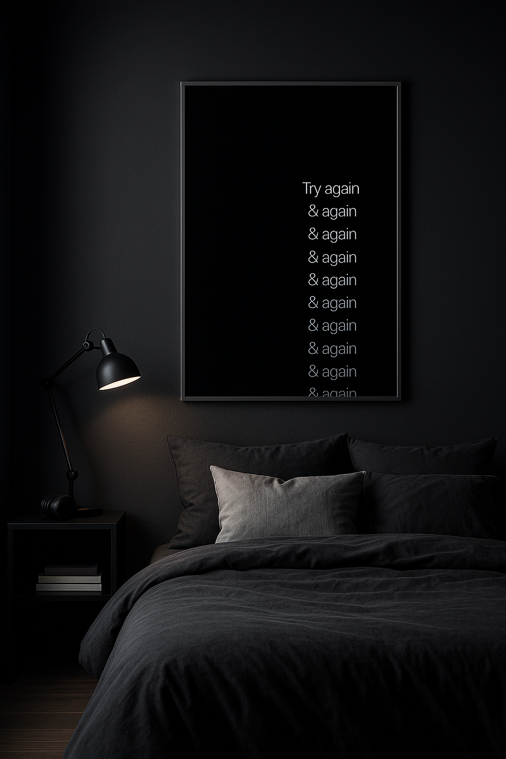 Framed poster, wall art, framed print, wall art decoration, motivation poster