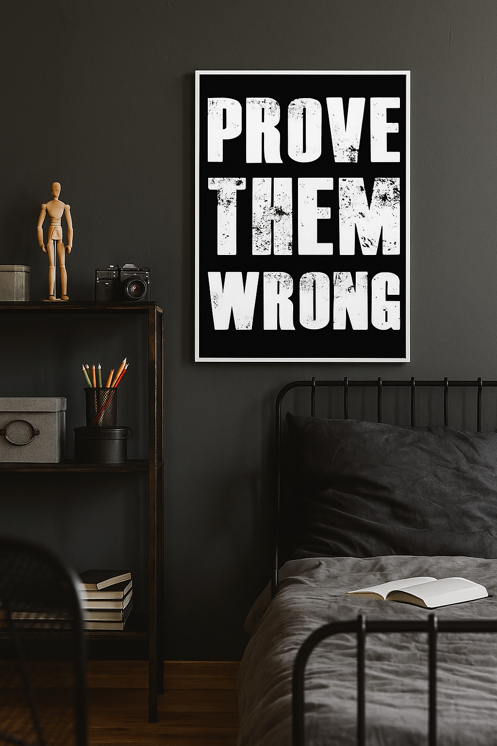 Framed poster wall art, quotes poster,print poster, prove them wrong poster