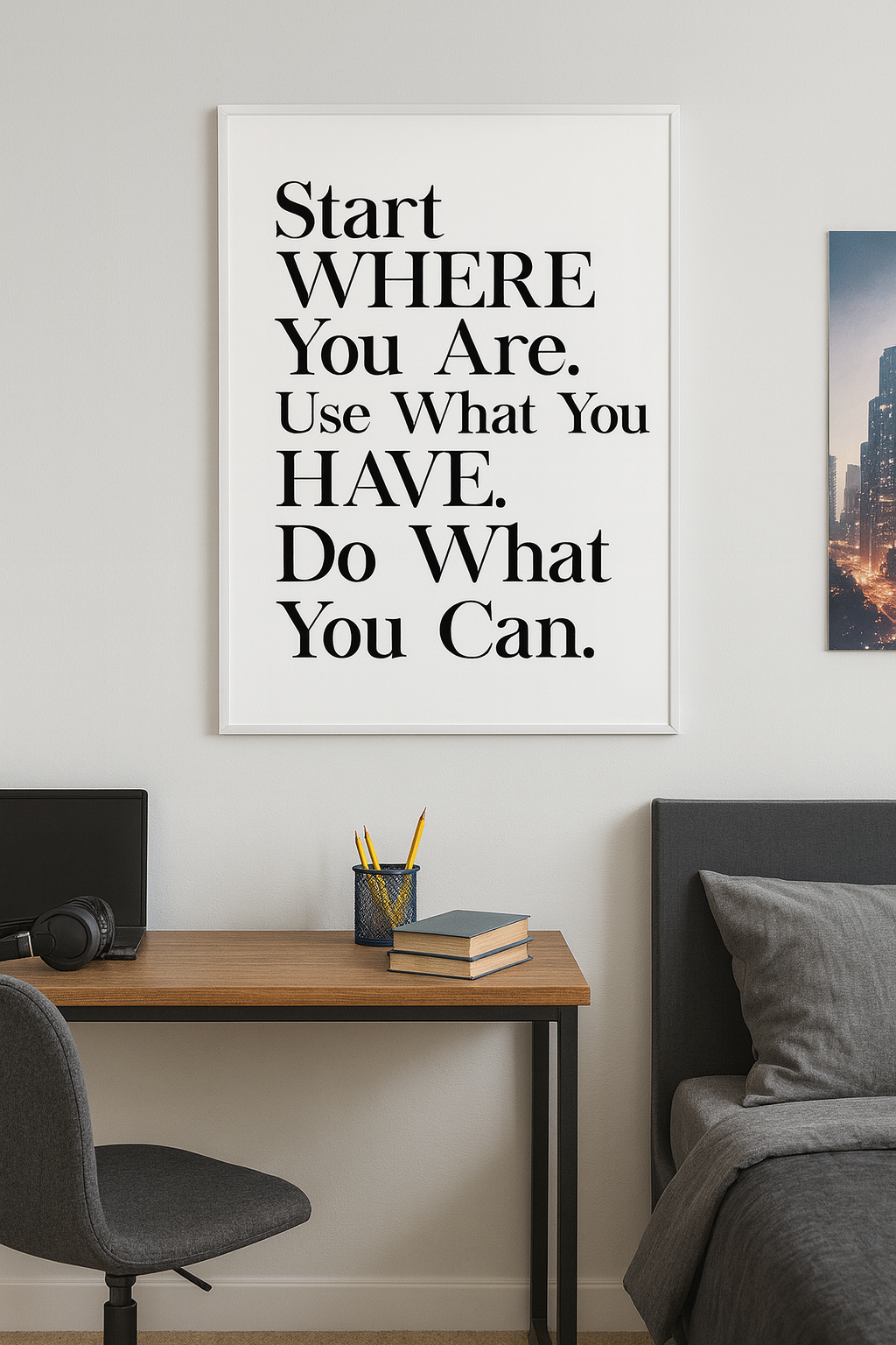 Framed poster wall art, qotes poster,print poster,