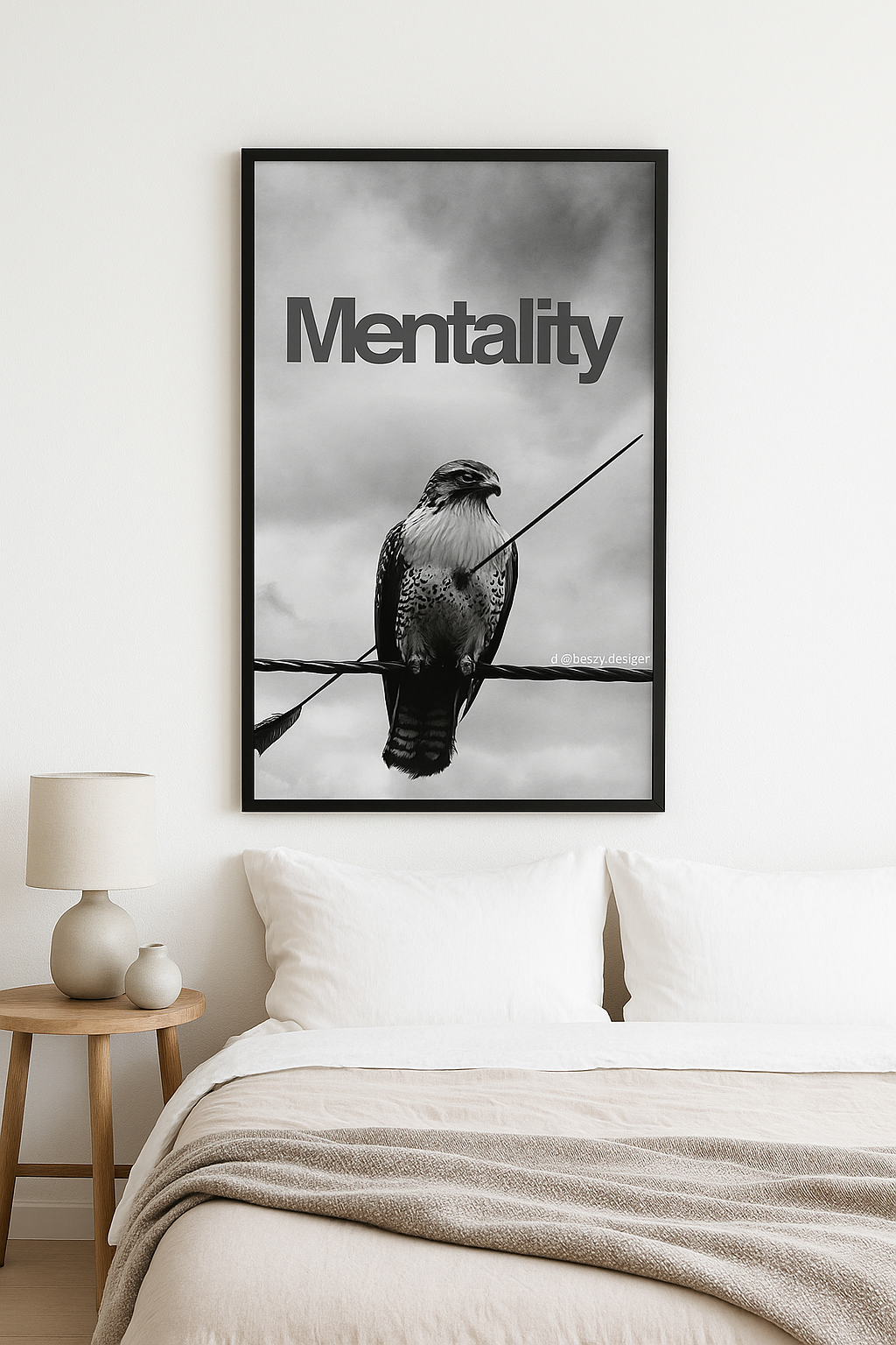Framed poster wall art, eagle motivation poster,quotes poster, fine art poster