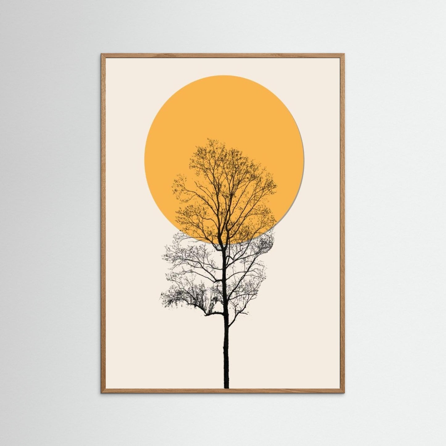 Bohmian minimalist style poster 