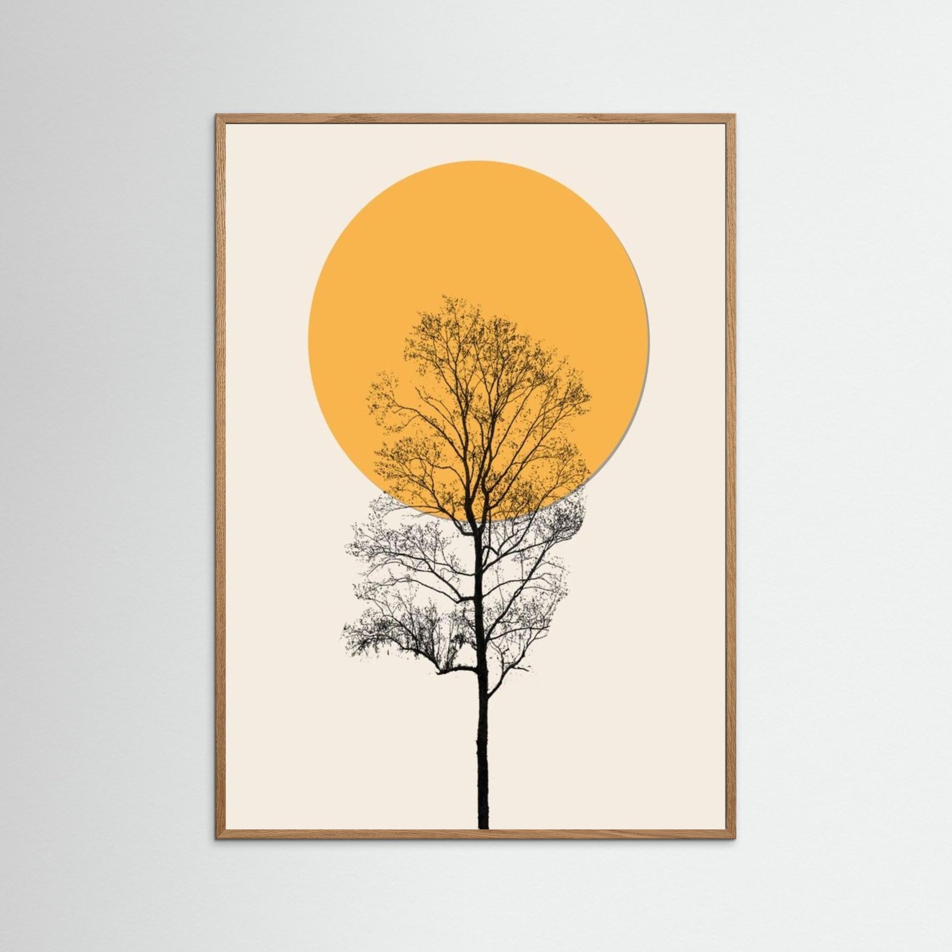 Bohmian minimalist style poster 