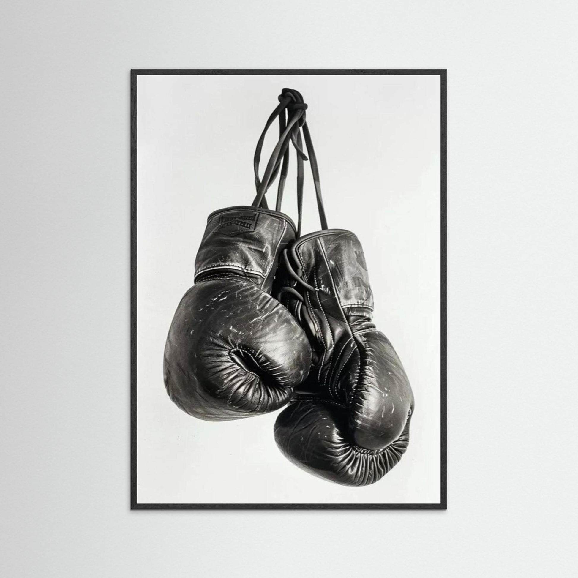 Framed poster wall art , boxing gloves poster , bedroom wall art , sport poster, fine art poster
