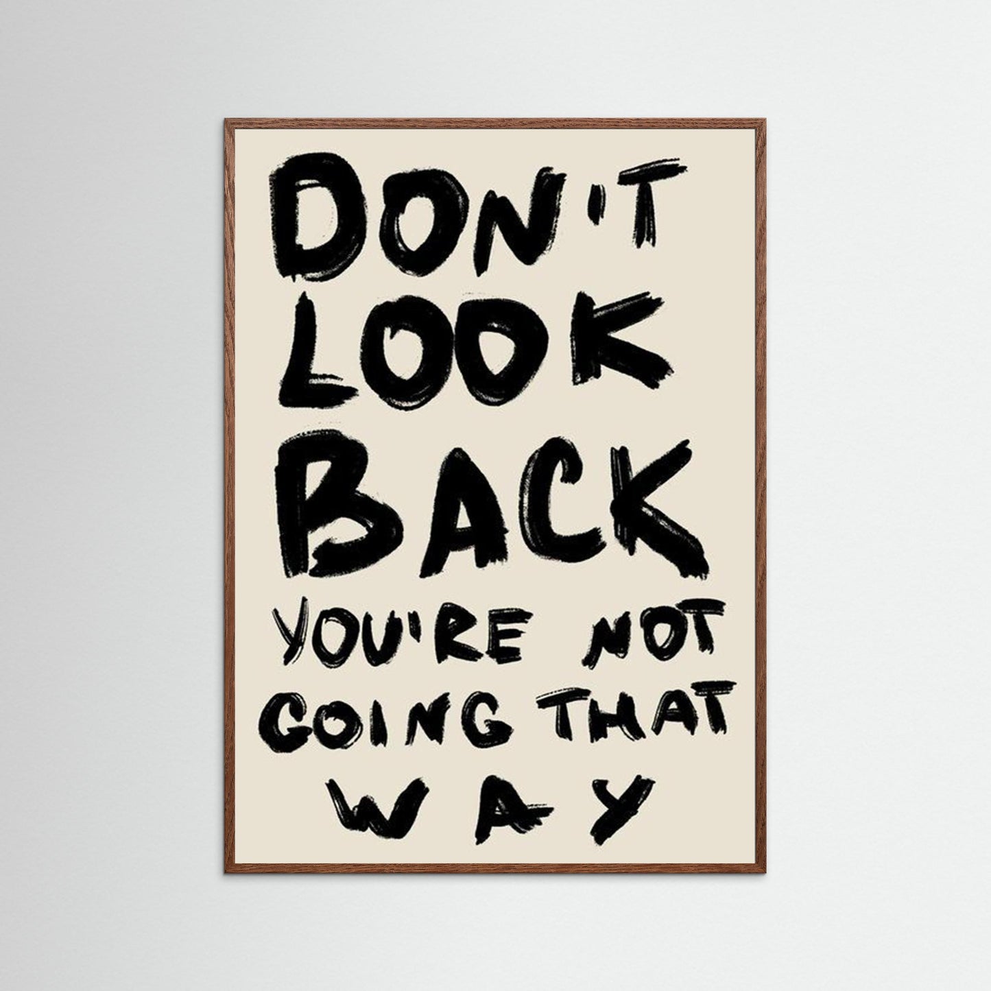 Framed poster wall art, qotes poster,print poster, motivation poster wall art