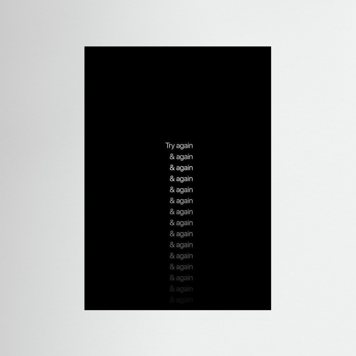 Framed poster, wall art, framed print, wall art decoration, motivation poster