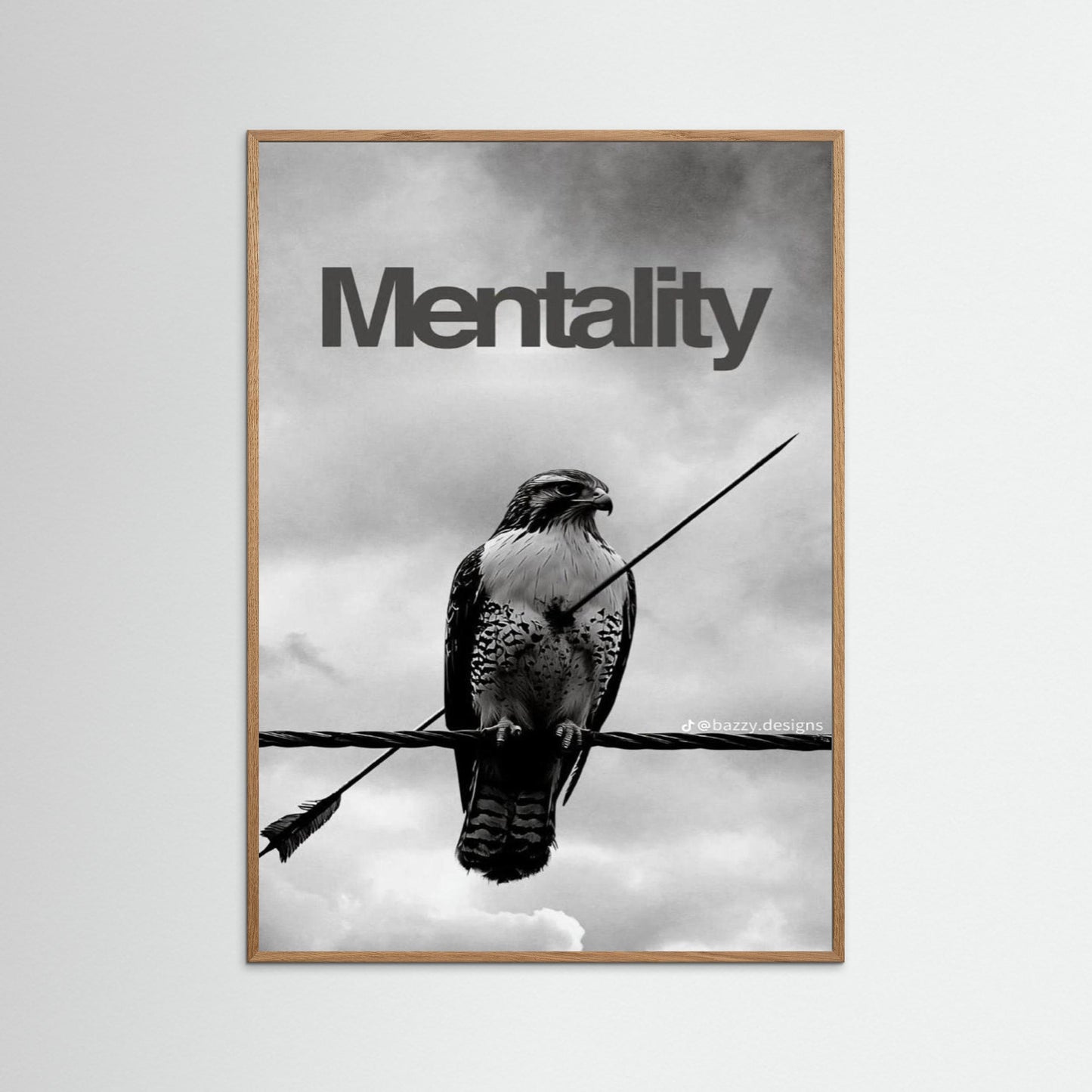 Framed poster wall art, eagle motivation poster,quotes poster, fine art poster 