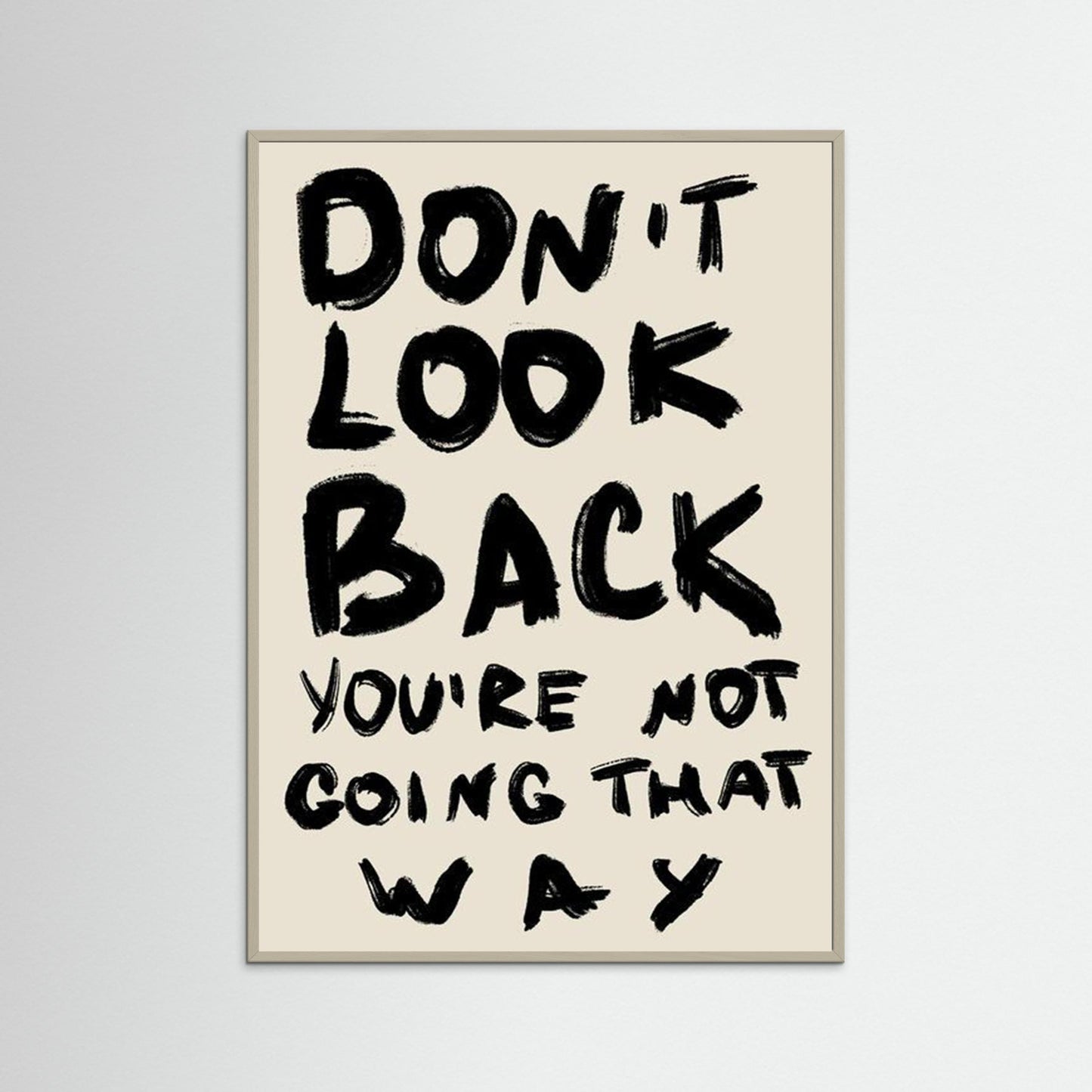 Framed poster wall art, qotes poster,print poster, motivation poster wall art