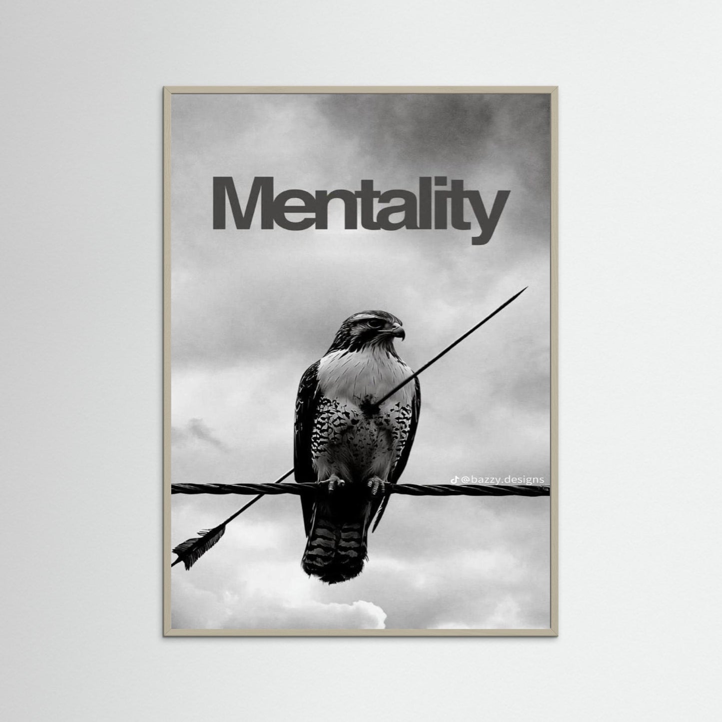 Framed poster wall art, eagle motivation poster,quotes poster, fine art poster 