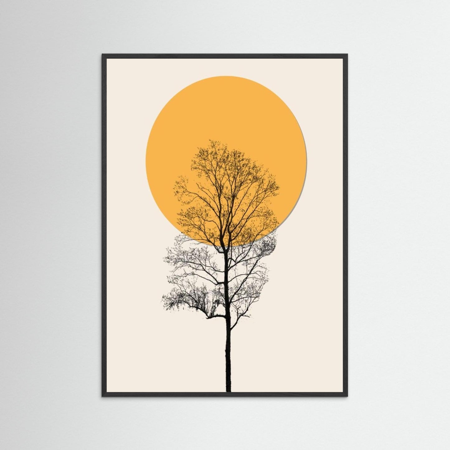 Bohmian minimalist style poster 