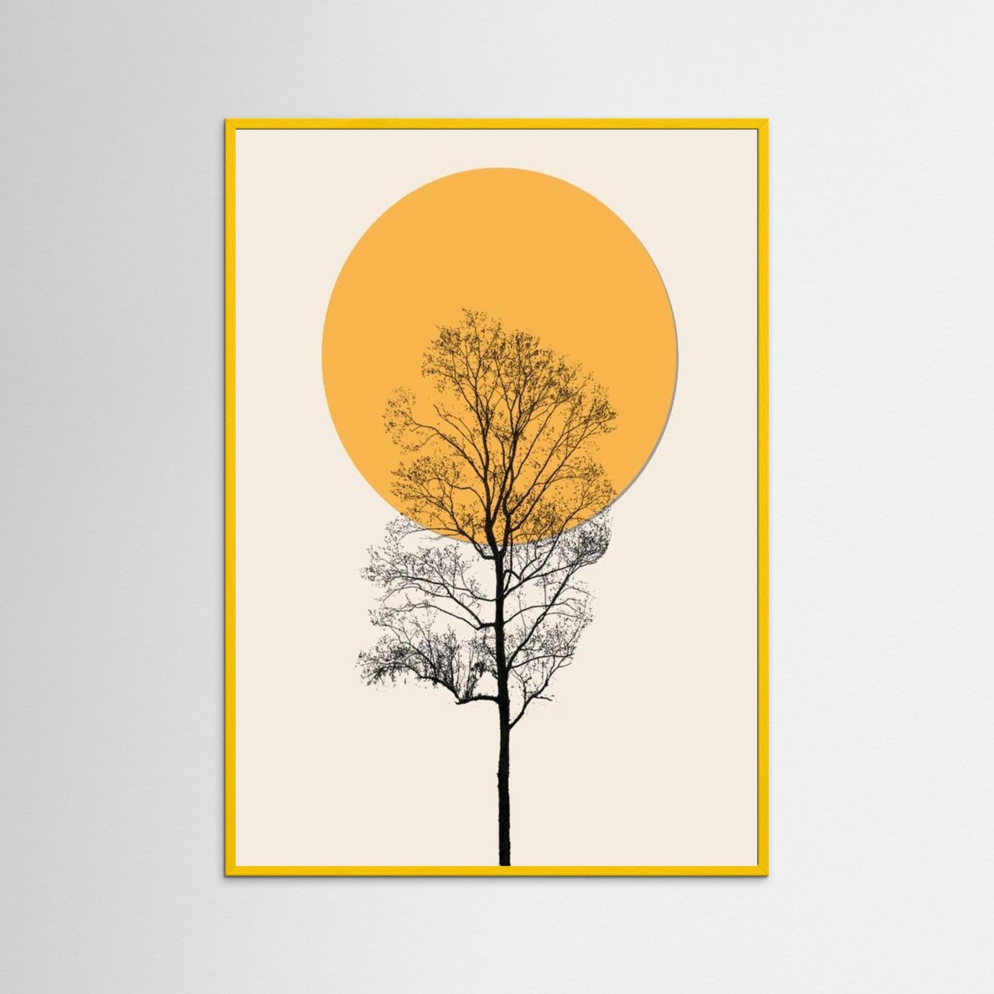 Bohmian minimalist style poster 