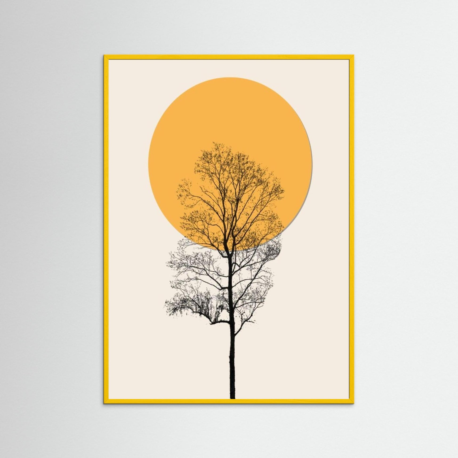 Bohmian minimalist style poster 