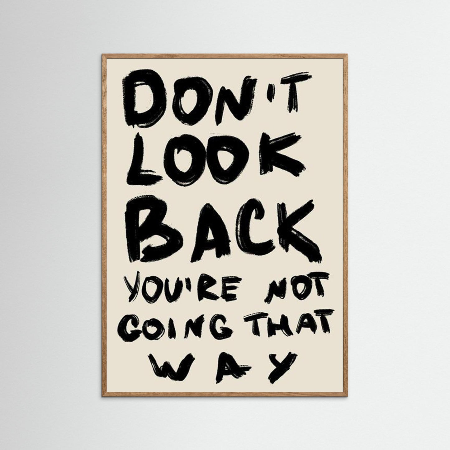 Framed poster wall art, qotes poster,print poster, motivation poster wall art