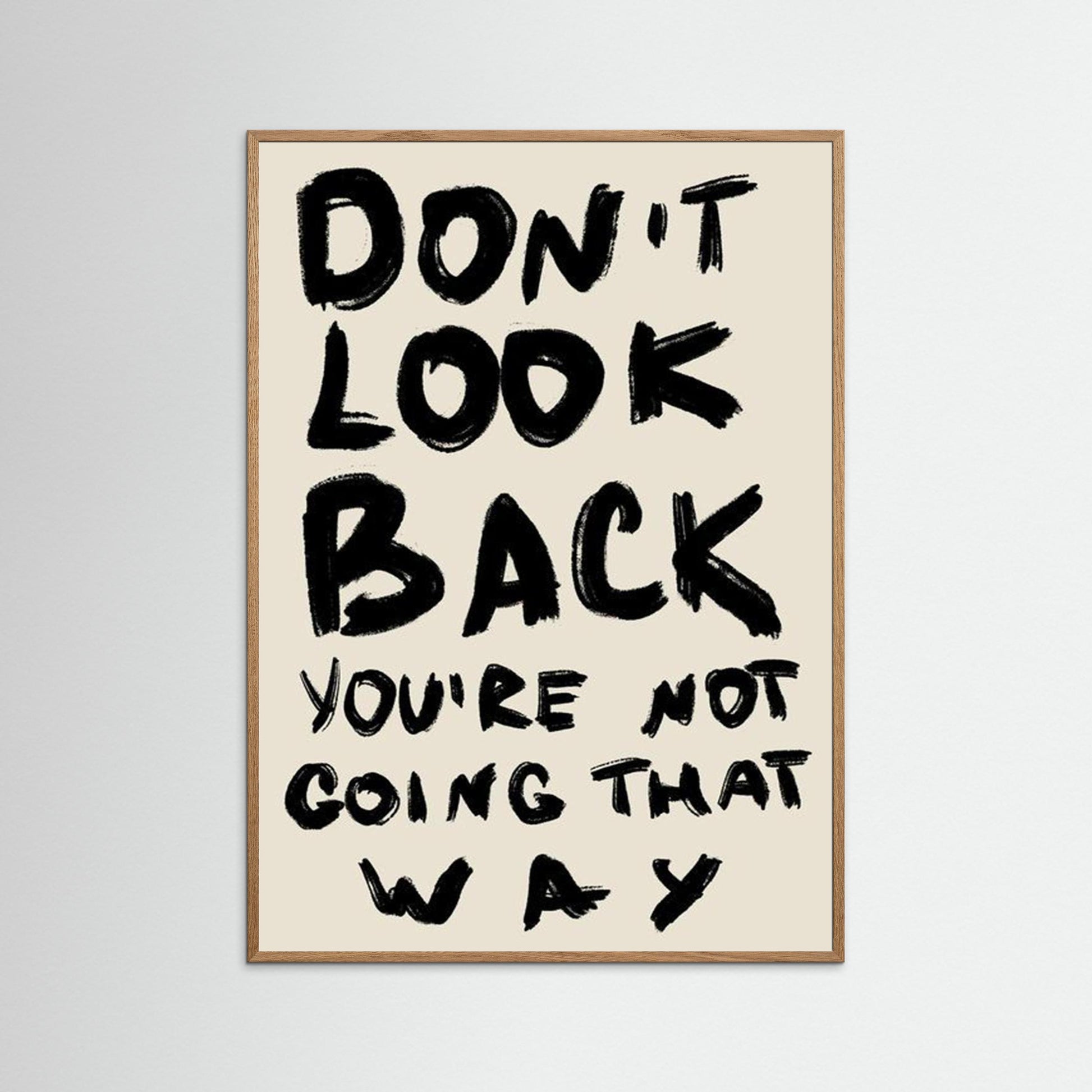Framed poster wall art, qotes poster,print poster, motivation poster wall art