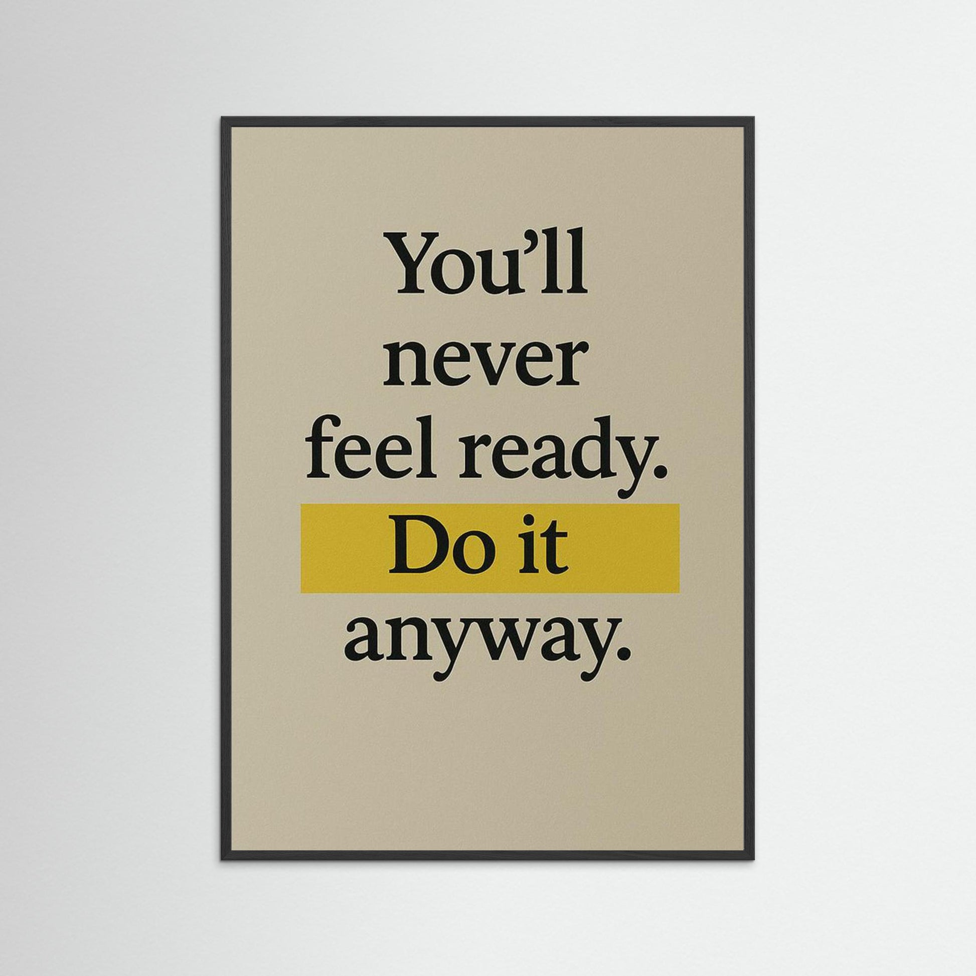 Framed poster wall art, qotes poster,print poster, printable wall art , room decoration, motivation poster 